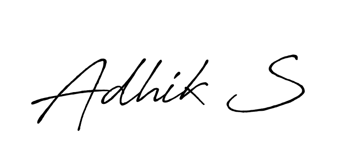 How to Draw Adhik S signature style? Antro_Vectra_Bolder is a latest design signature styles for name Adhik S. Adhik S signature style 7 images and pictures png