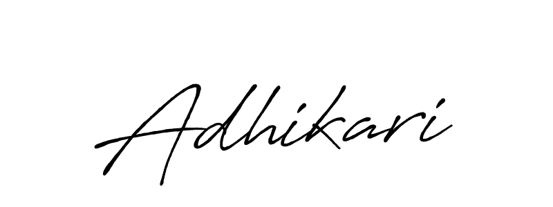 It looks lik you need a new signature style for name Adhikari. Design unique handwritten (Antro_Vectra_Bolder) signature with our free signature maker in just a few clicks. Adhikari signature style 7 images and pictures png