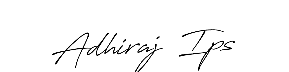 It looks lik you need a new signature style for name Adhiraj  Ips. Design unique handwritten (Antro_Vectra_Bolder) signature with our free signature maker in just a few clicks. Adhiraj  Ips signature style 7 images and pictures png