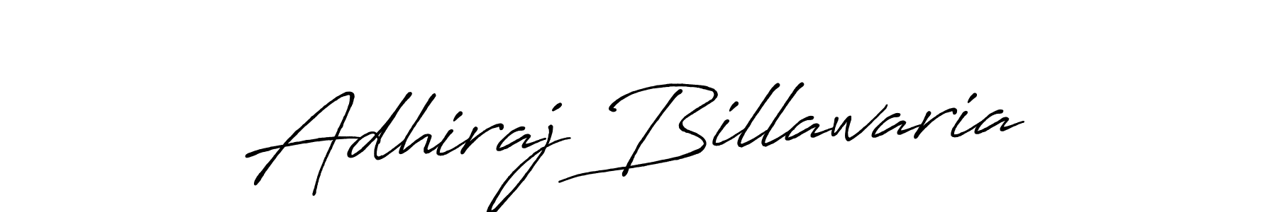 Also we have Adhiraj Billawaria name is the best signature style. Create professional handwritten signature collection using Antro_Vectra_Bolder autograph style. Adhiraj Billawaria signature style 7 images and pictures png