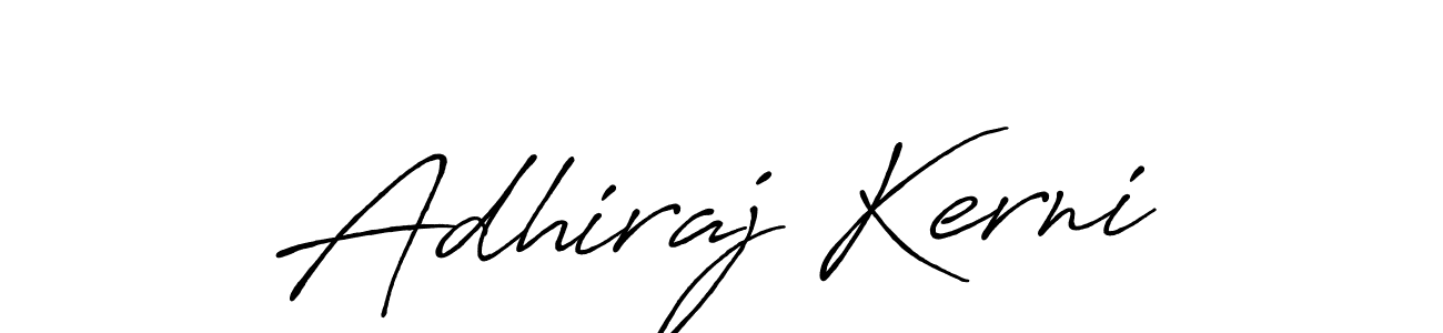 Adhiraj Kerni stylish signature style. Best Handwritten Sign (Antro_Vectra_Bolder) for my name. Handwritten Signature Collection Ideas for my name Adhiraj Kerni. Adhiraj Kerni signature style 7 images and pictures png