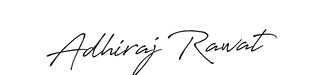 Design your own signature with our free online signature maker. With this signature software, you can create a handwritten (Antro_Vectra_Bolder) signature for name Adhiraj Rawat. Adhiraj Rawat signature style 7 images and pictures png