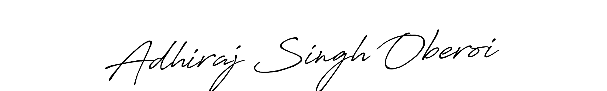 Also we have Adhiraj Singh Oberoi name is the best signature style. Create professional handwritten signature collection using Antro_Vectra_Bolder autograph style. Adhiraj Singh Oberoi signature style 7 images and pictures png