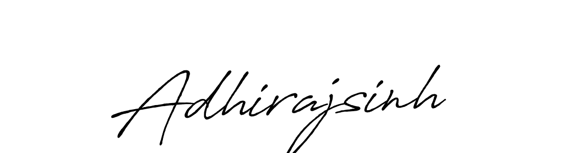 Also we have Adhirajsinh name is the best signature style. Create professional handwritten signature collection using Antro_Vectra_Bolder autograph style. Adhirajsinh signature style 7 images and pictures png