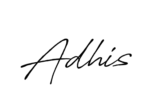 Also we have Adhis name is the best signature style. Create professional handwritten signature collection using Antro_Vectra_Bolder autograph style. Adhis signature style 7 images and pictures png