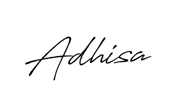 Design your own signature with our free online signature maker. With this signature software, you can create a handwritten (Antro_Vectra_Bolder) signature for name Adhisa. Adhisa signature style 7 images and pictures png