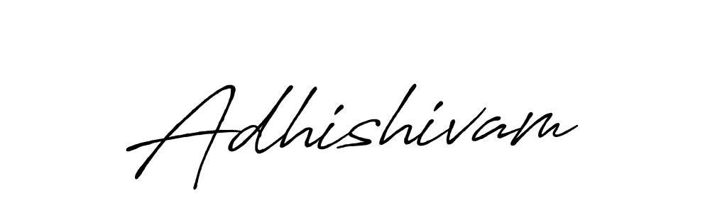 Also we have Adhishivam name is the best signature style. Create professional handwritten signature collection using Antro_Vectra_Bolder autograph style. Adhishivam signature style 7 images and pictures png