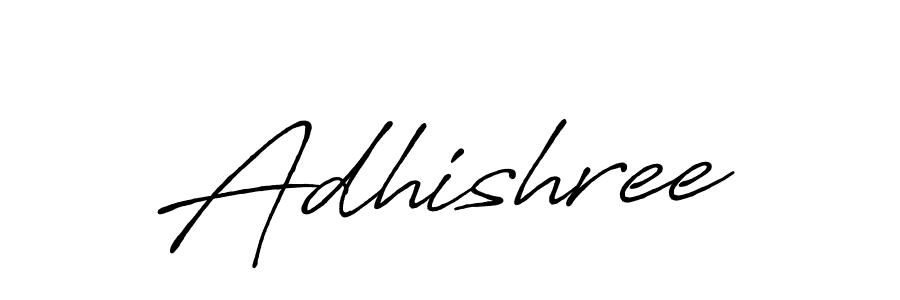 Create a beautiful signature design for name Adhishree. With this signature (Antro_Vectra_Bolder) fonts, you can make a handwritten signature for free. Adhishree signature style 7 images and pictures png