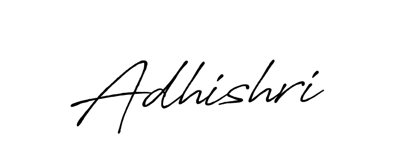 Design your own signature with our free online signature maker. With this signature software, you can create a handwritten (Antro_Vectra_Bolder) signature for name Adhishri. Adhishri signature style 7 images and pictures png