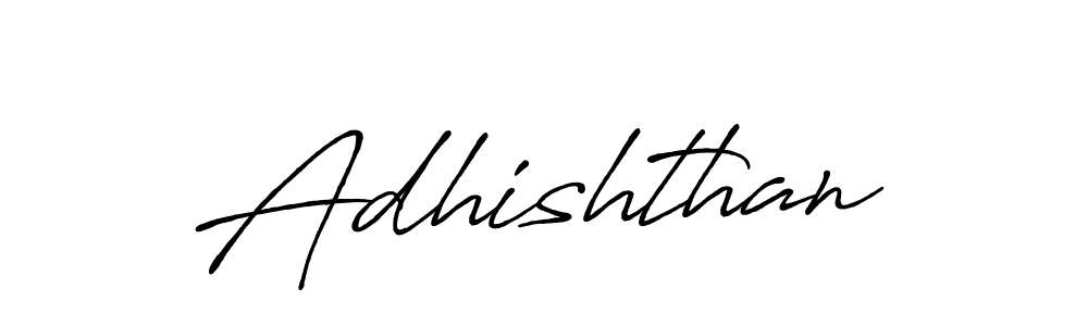 Use a signature maker to create a handwritten signature online. With this signature software, you can design (Antro_Vectra_Bolder) your own signature for name Adhishthan. Adhishthan signature style 7 images and pictures png