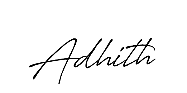 Make a beautiful signature design for name Adhith. With this signature (Antro_Vectra_Bolder) style, you can create a handwritten signature for free. Adhith signature style 7 images and pictures png