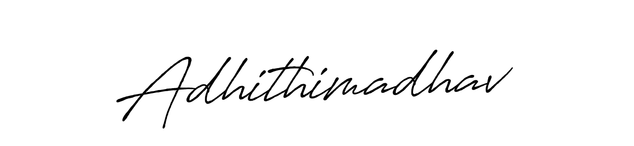 How to make Adhithimadhav signature? Antro_Vectra_Bolder is a professional autograph style. Create handwritten signature for Adhithimadhav name. Adhithimadhav signature style 7 images and pictures png