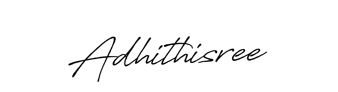 How to make Adhithisree signature? Antro_Vectra_Bolder is a professional autograph style. Create handwritten signature for Adhithisree name. Adhithisree signature style 7 images and pictures png