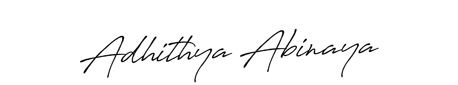 Antro_Vectra_Bolder is a professional signature style that is perfect for those who want to add a touch of class to their signature. It is also a great choice for those who want to make their signature more unique. Get Adhithya Abinaya name to fancy signature for free. Adhithya Abinaya signature style 7 images and pictures png