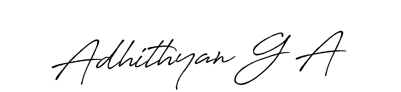 if you are searching for the best signature style for your name Adhithyan G A. so please give up your signature search. here we have designed multiple signature styles  using Antro_Vectra_Bolder. Adhithyan G A signature style 7 images and pictures png