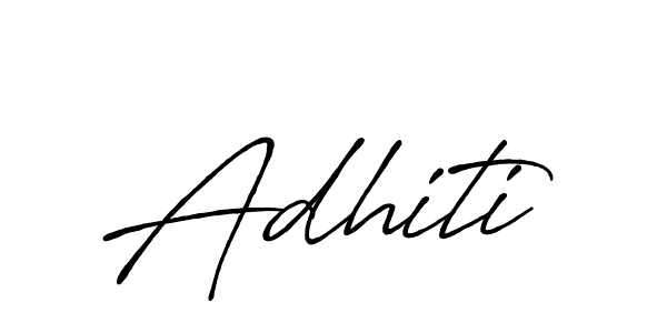 Design your own signature with our free online signature maker. With this signature software, you can create a handwritten (Antro_Vectra_Bolder) signature for name Adhiti. Adhiti signature style 7 images and pictures png