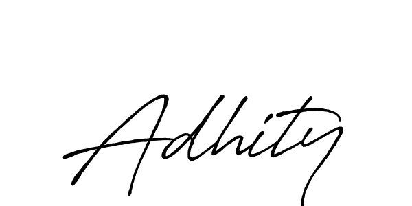 It looks lik you need a new signature style for name Adhity. Design unique handwritten (Antro_Vectra_Bolder) signature with our free signature maker in just a few clicks. Adhity signature style 7 images and pictures png