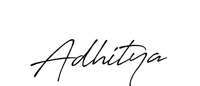 Create a beautiful signature design for name Adhitya. With this signature (Antro_Vectra_Bolder) fonts, you can make a handwritten signature for free. Adhitya signature style 7 images and pictures png