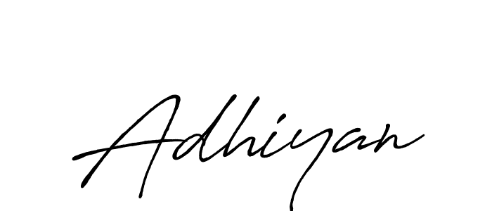 How to make Adhiyan name signature. Use Antro_Vectra_Bolder style for creating short signs online. This is the latest handwritten sign. Adhiyan signature style 7 images and pictures png