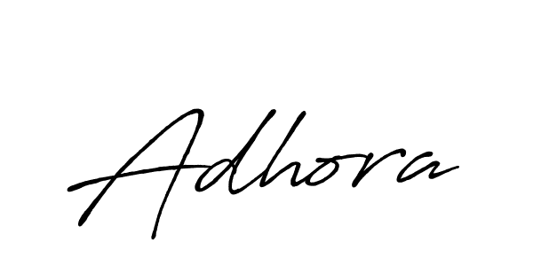 Adhora stylish signature style. Best Handwritten Sign (Antro_Vectra_Bolder) for my name. Handwritten Signature Collection Ideas for my name Adhora. Adhora signature style 7 images and pictures png