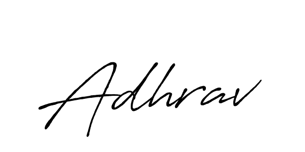 Create a beautiful signature design for name Adhrav. With this signature (Antro_Vectra_Bolder) fonts, you can make a handwritten signature for free. Adhrav signature style 7 images and pictures png