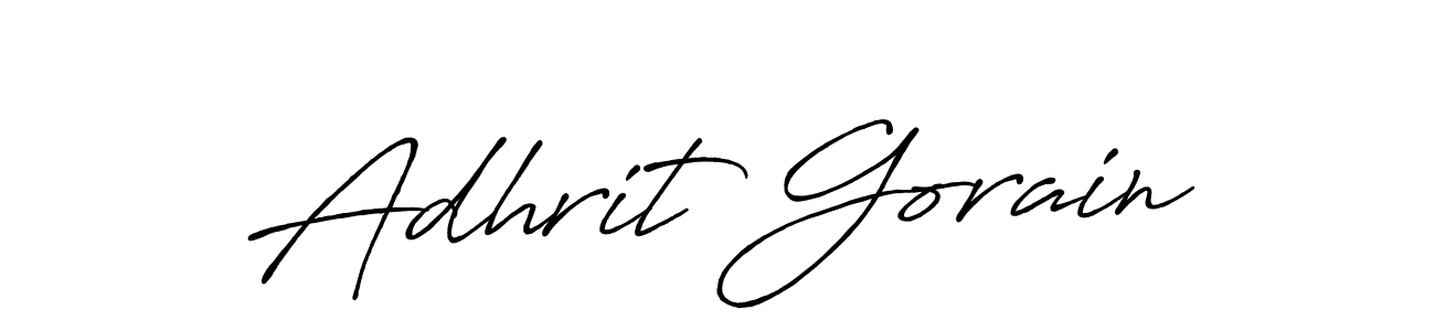 You should practise on your own different ways (Antro_Vectra_Bolder) to write your name (Adhrit Gorain) in signature. don't let someone else do it for you. Adhrit Gorain signature style 7 images and pictures png