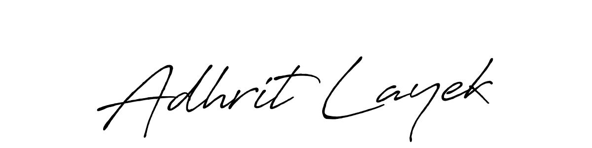 How to make Adhrit Layek signature? Antro_Vectra_Bolder is a professional autograph style. Create handwritten signature for Adhrit Layek name. Adhrit Layek signature style 7 images and pictures png