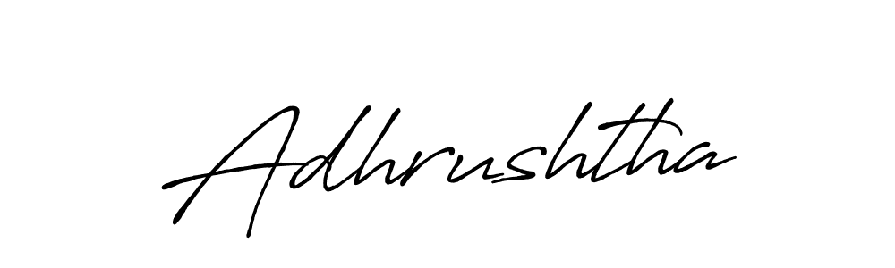 Also You can easily find your signature by using the search form. We will create Adhrushtha name handwritten signature images for you free of cost using Antro_Vectra_Bolder sign style. Adhrushtha signature style 7 images and pictures png