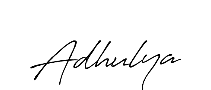 You should practise on your own different ways (Antro_Vectra_Bolder) to write your name (Adhulya) in signature. don't let someone else do it for you. Adhulya signature style 7 images and pictures png
