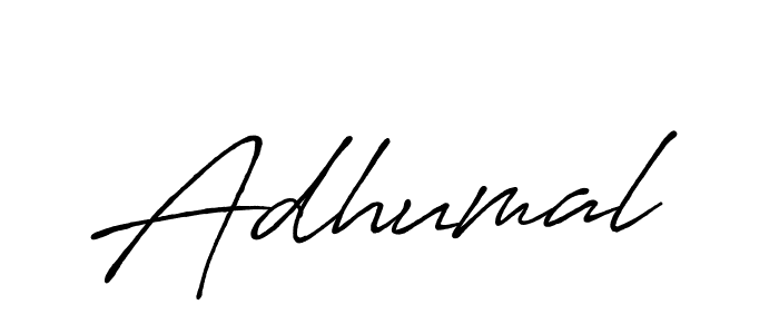 Adhumal stylish signature style. Best Handwritten Sign (Antro_Vectra_Bolder) for my name. Handwritten Signature Collection Ideas for my name Adhumal. Adhumal signature style 7 images and pictures png