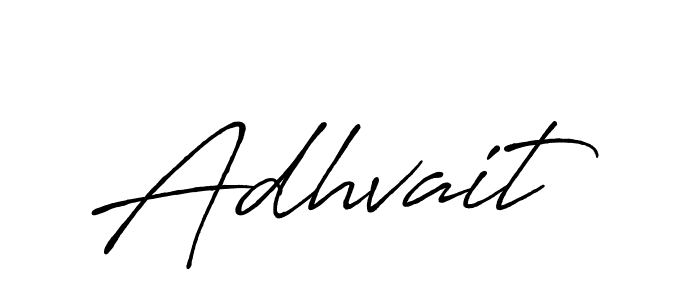 How to make Adhvait signature? Antro_Vectra_Bolder is a professional autograph style. Create handwritten signature for Adhvait name. Adhvait signature style 7 images and pictures png