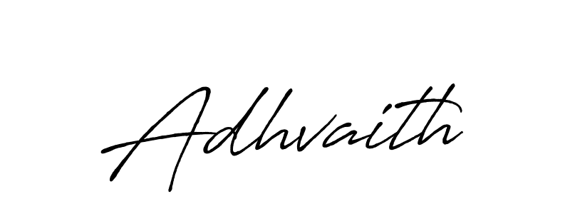 Use a signature maker to create a handwritten signature online. With this signature software, you can design (Antro_Vectra_Bolder) your own signature for name Adhvaith. Adhvaith signature style 7 images and pictures png