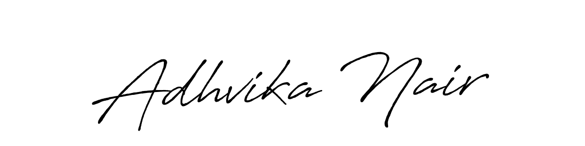 It looks lik you need a new signature style for name Adhvika Nair. Design unique handwritten (Antro_Vectra_Bolder) signature with our free signature maker in just a few clicks. Adhvika Nair signature style 7 images and pictures png