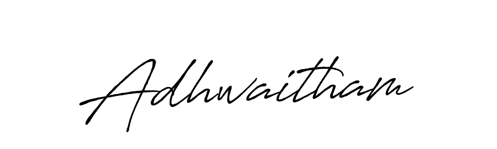 Also You can easily find your signature by using the search form. We will create Adhwaitham name handwritten signature images for you free of cost using Antro_Vectra_Bolder sign style. Adhwaitham signature style 7 images and pictures png