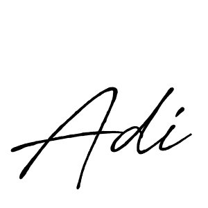 Create a beautiful signature design for name Adi. With this signature (Antro_Vectra_Bolder) fonts, you can make a handwritten signature for free. Adi signature style 7 images and pictures png