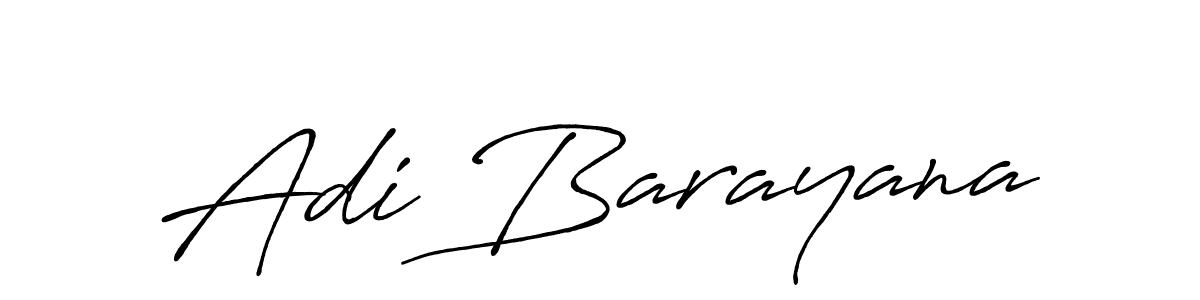 Use a signature maker to create a handwritten signature online. With this signature software, you can design (Antro_Vectra_Bolder) your own signature for name Adi Barayana. Adi Barayana signature style 7 images and pictures png