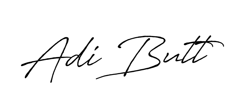 Adi Butt stylish signature style. Best Handwritten Sign (Antro_Vectra_Bolder) for my name. Handwritten Signature Collection Ideas for my name Adi Butt. Adi Butt signature style 7 images and pictures png