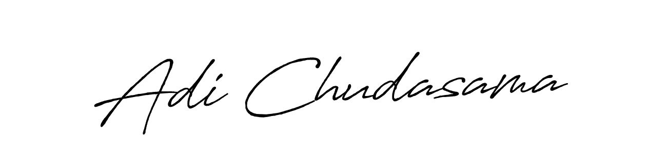 Also we have Adi Chudasama name is the best signature style. Create professional handwritten signature collection using Antro_Vectra_Bolder autograph style. Adi Chudasama signature style 7 images and pictures png