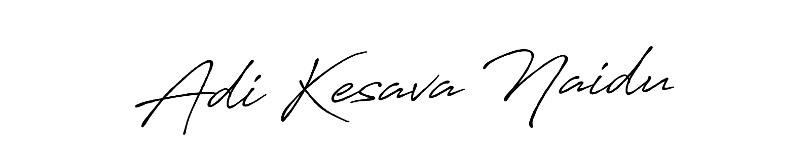 Make a beautiful signature design for name Adi Kesava Naidu. With this signature (Antro_Vectra_Bolder) style, you can create a handwritten signature for free. Adi Kesava Naidu signature style 7 images and pictures png