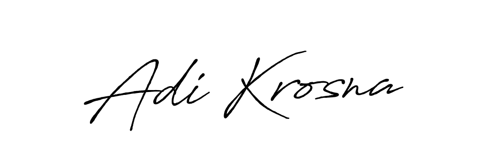 This is the best signature style for the Adi Krosna name. Also you like these signature font (Antro_Vectra_Bolder). Mix name signature. Adi Krosna signature style 7 images and pictures png