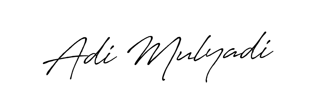 Also we have Adi Mulyadi name is the best signature style. Create professional handwritten signature collection using Antro_Vectra_Bolder autograph style. Adi Mulyadi signature style 7 images and pictures png