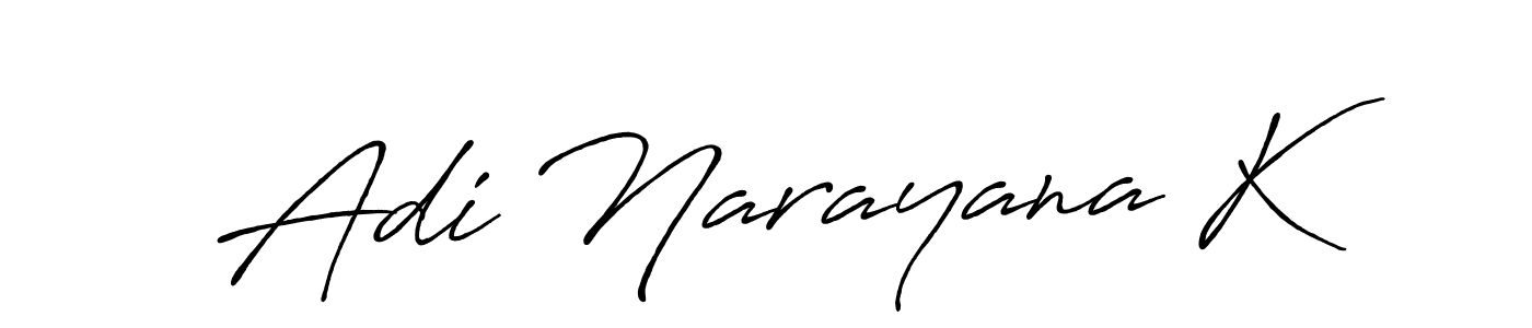 if you are searching for the best signature style for your name Adi Narayana K. so please give up your signature search. here we have designed multiple signature styles  using Antro_Vectra_Bolder. Adi Narayana K signature style 7 images and pictures png