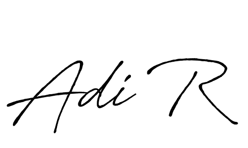 Design your own signature with our free online signature maker. With this signature software, you can create a handwritten (Antro_Vectra_Bolder) signature for name Adi R. Adi R signature style 7 images and pictures png