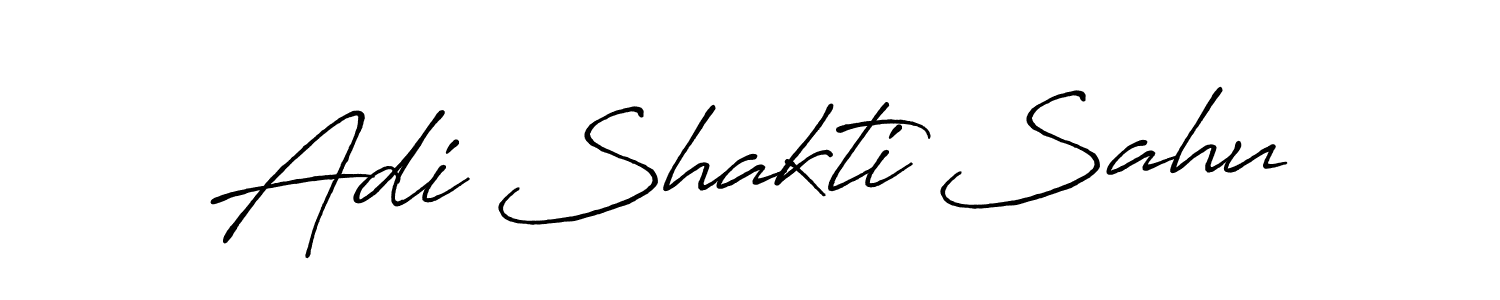 Design your own signature with our free online signature maker. With this signature software, you can create a handwritten (Antro_Vectra_Bolder) signature for name Adi Shakti Sahu. Adi Shakti Sahu signature style 7 images and pictures png