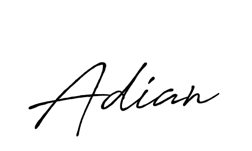 Make a beautiful signature design for name Adian. With this signature (Antro_Vectra_Bolder) style, you can create a handwritten signature for free. Adian signature style 7 images and pictures png