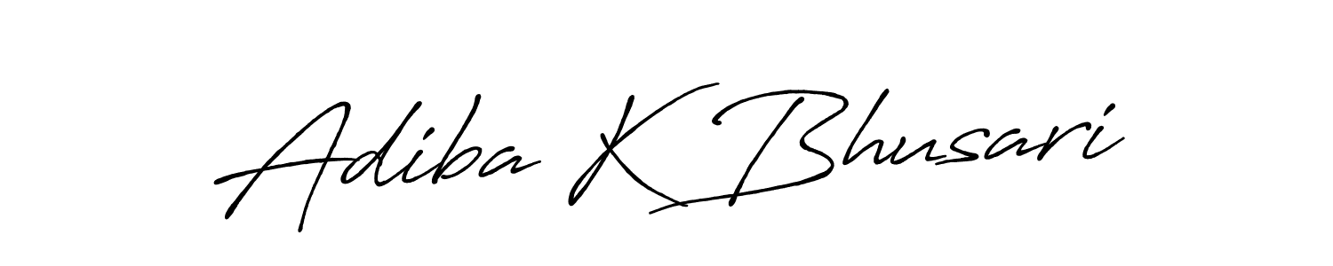 You should practise on your own different ways (Antro_Vectra_Bolder) to write your name (Adiba K Bhusari) in signature. don't let someone else do it for you. Adiba K Bhusari signature style 7 images and pictures png