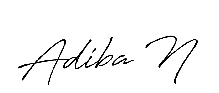 Once you've used our free online signature maker to create your best signature Antro_Vectra_Bolder style, it's time to enjoy all of the benefits that Adiba N name signing documents. Adiba N signature style 7 images and pictures png