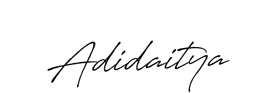 Design your own signature with our free online signature maker. With this signature software, you can create a handwritten (Antro_Vectra_Bolder) signature for name Adidaitya. Adidaitya signature style 7 images and pictures png
