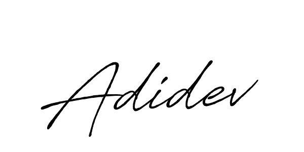 Make a beautiful signature design for name Adidev. With this signature (Antro_Vectra_Bolder) style, you can create a handwritten signature for free. Adidev signature style 7 images and pictures png
