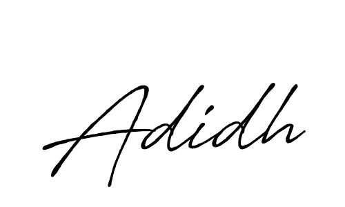 Also we have Adidh name is the best signature style. Create professional handwritten signature collection using Antro_Vectra_Bolder autograph style. Adidh signature style 7 images and pictures png